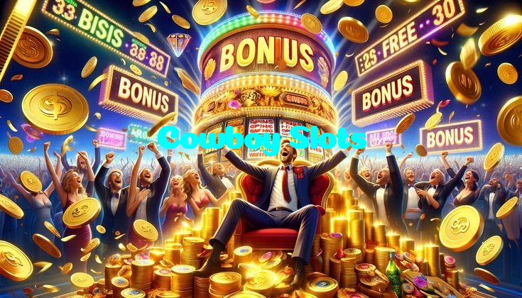 Cowboy Slots casino presented on mobile device in Pakistan with slots and live games